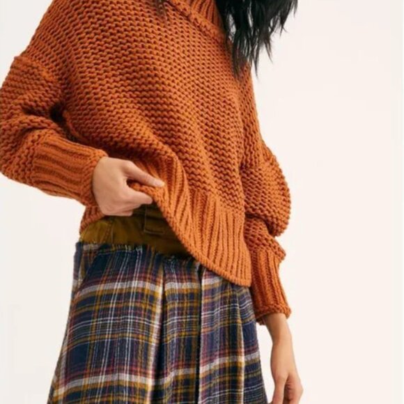 Free People My Only Sunshine Sweater‎ in Tuscan Earth Size XSmall - Picture 1 of 16